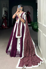 Fully Stitched Pure Cotton Chaniya Choli For Navratri Festival