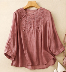 Pure Cotton Embroidered Top