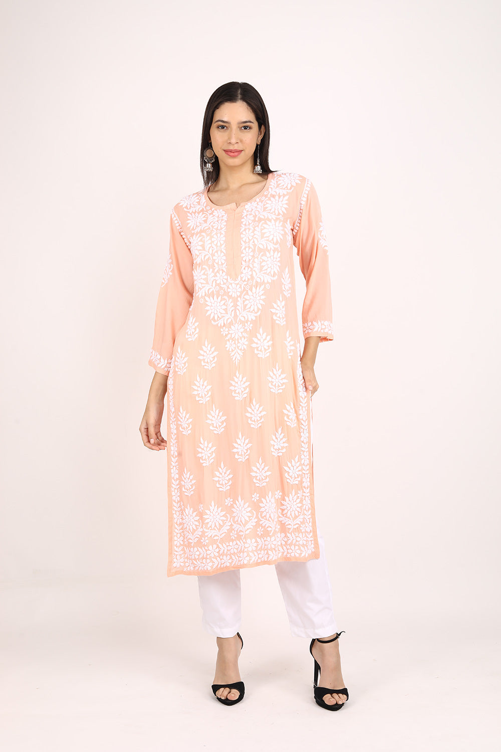 Neer Premium Modal Chikankari Kurti