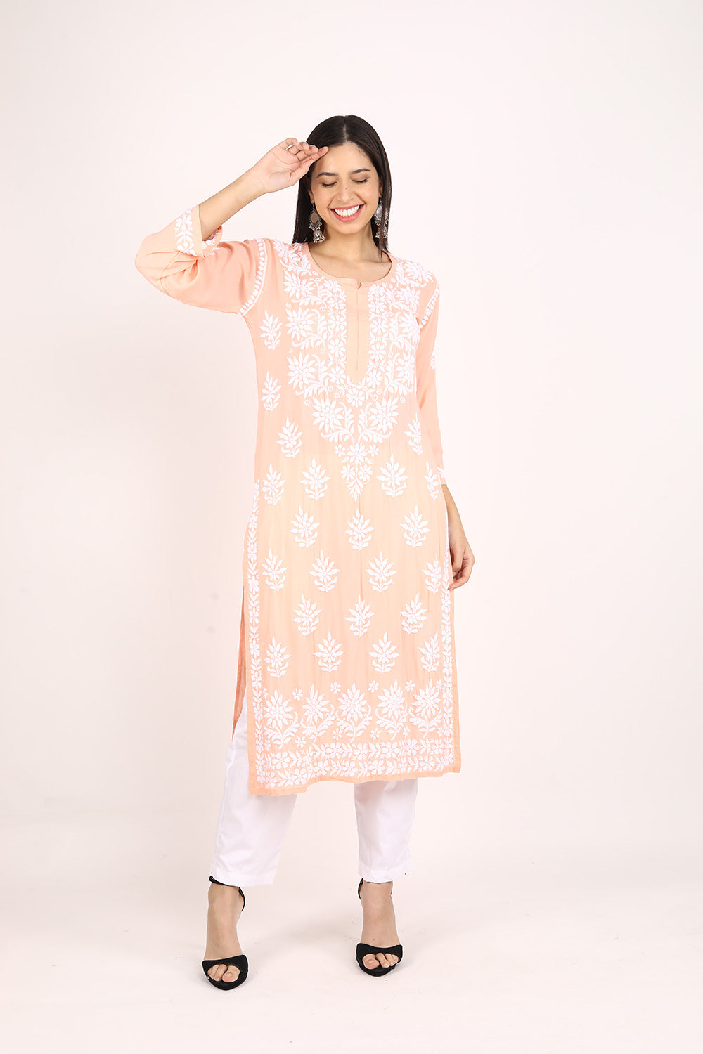 Neer Premium Modal Chikankari Kurti