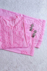 Nayan Baby Pink 2 piece Modal set