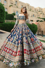 Multi Color Chaniya Choli For Garba