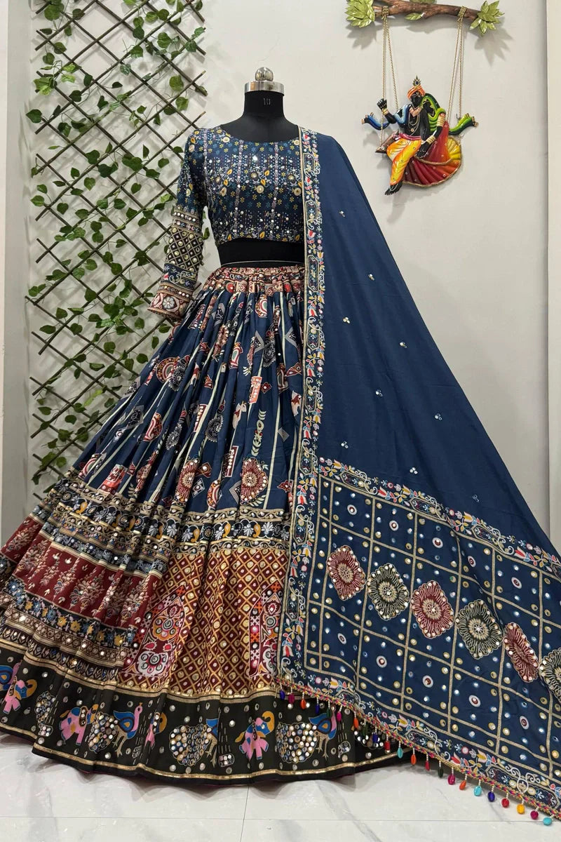 Multi Color Chaniya Choli For Garba