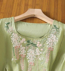 Pure Cotton Embroidered Comfortable Top