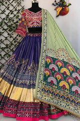 Traditional Navratri Special Chaniya Choli With Heavy Mirror Work