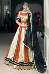 Fully Stitched Double Color Chaniya Choli For Navratri