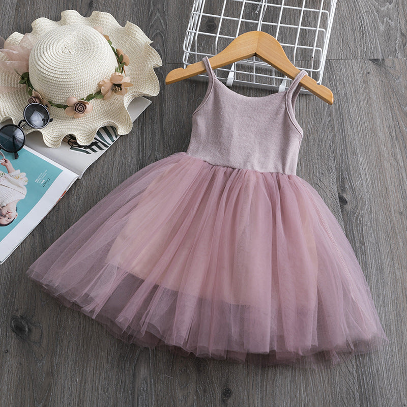 One Piece Flare Dress for Girls – Comfortable Cotton Blend Outfit