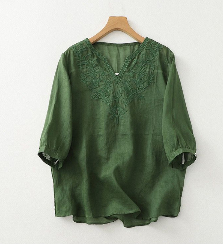 Embroidered Casual Wear Stylish Top