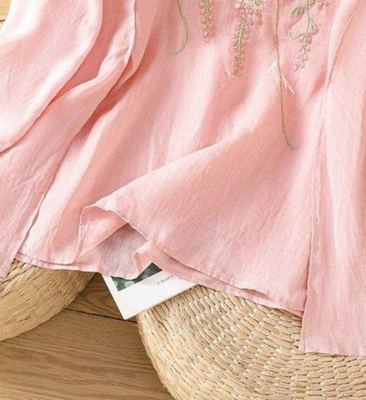 Pure Cotton Embroidered Comfortable Top