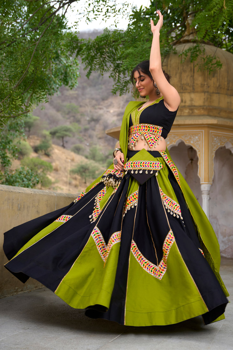 Pure Cotton Ready To Wear Chaniya Choli For Navratri Festival