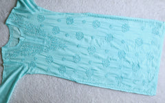 Hoor Sky Blue Pure Chanderi Kurta