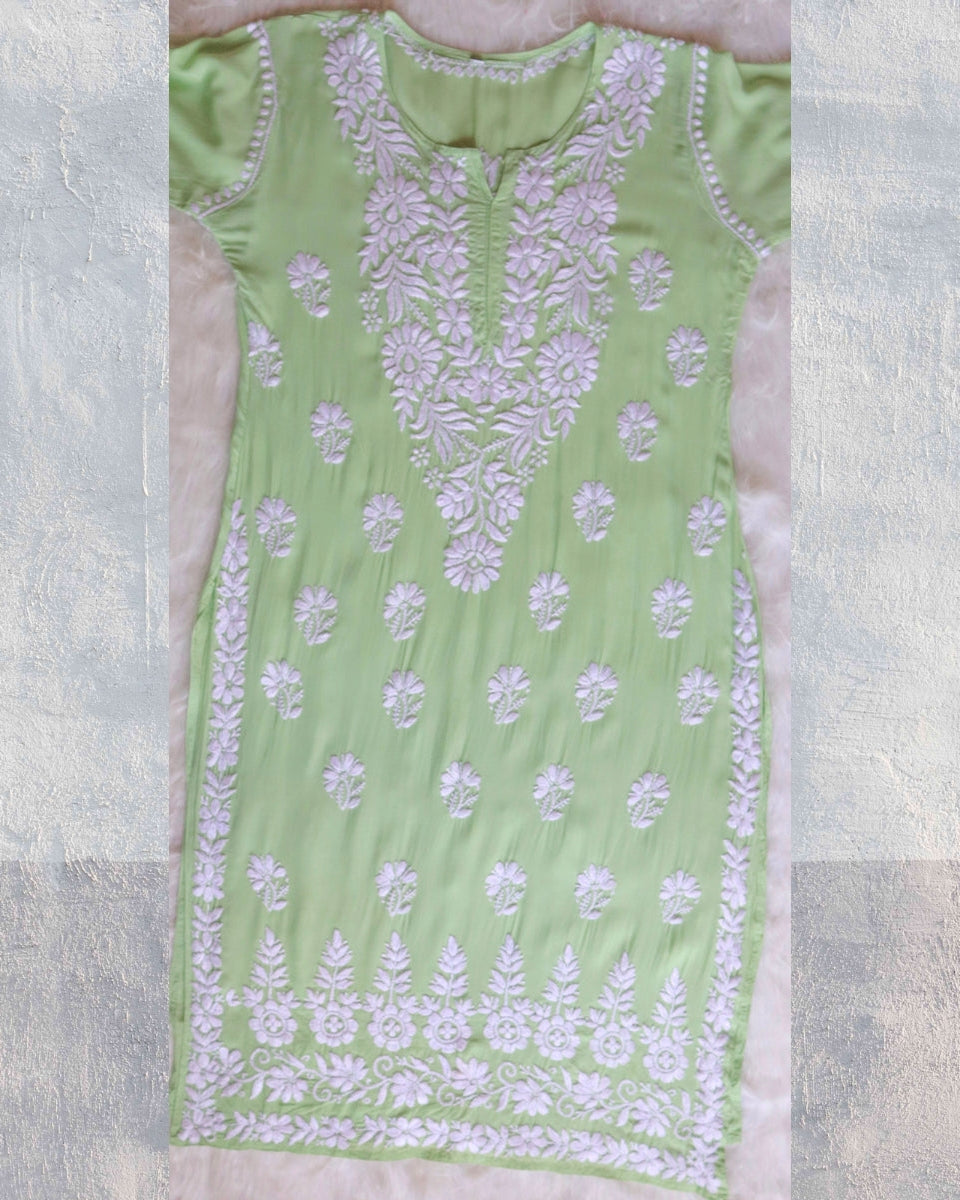 Saheli Modal Chikankari Kurti Sets