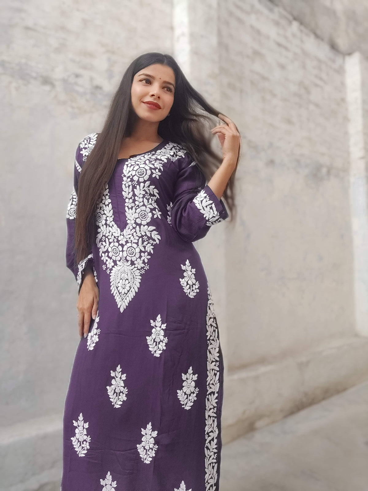 Tarana Premium Chikankari Kurti Pallazo Set