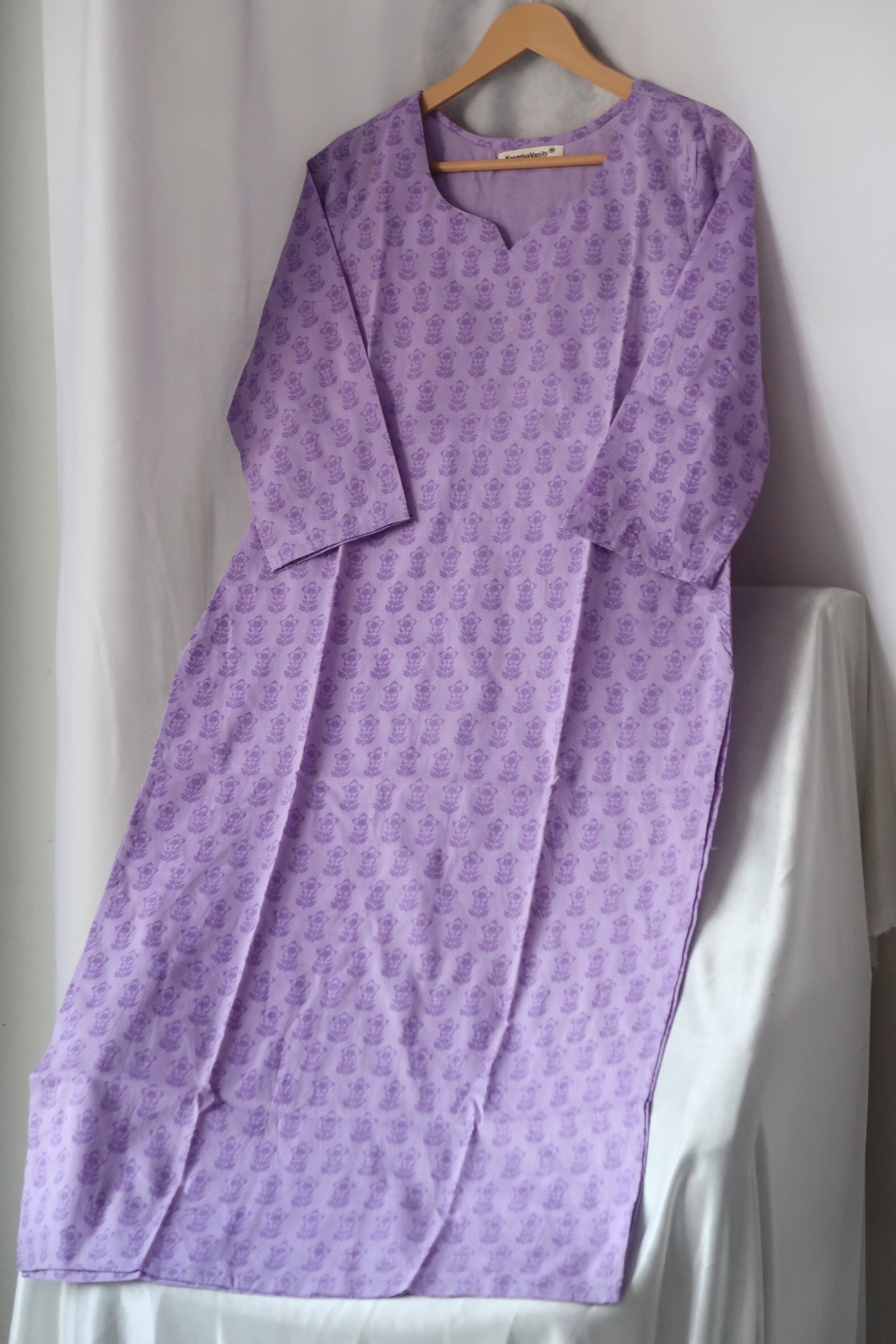 Lavender Sweetheart Kurta - Daily Essential