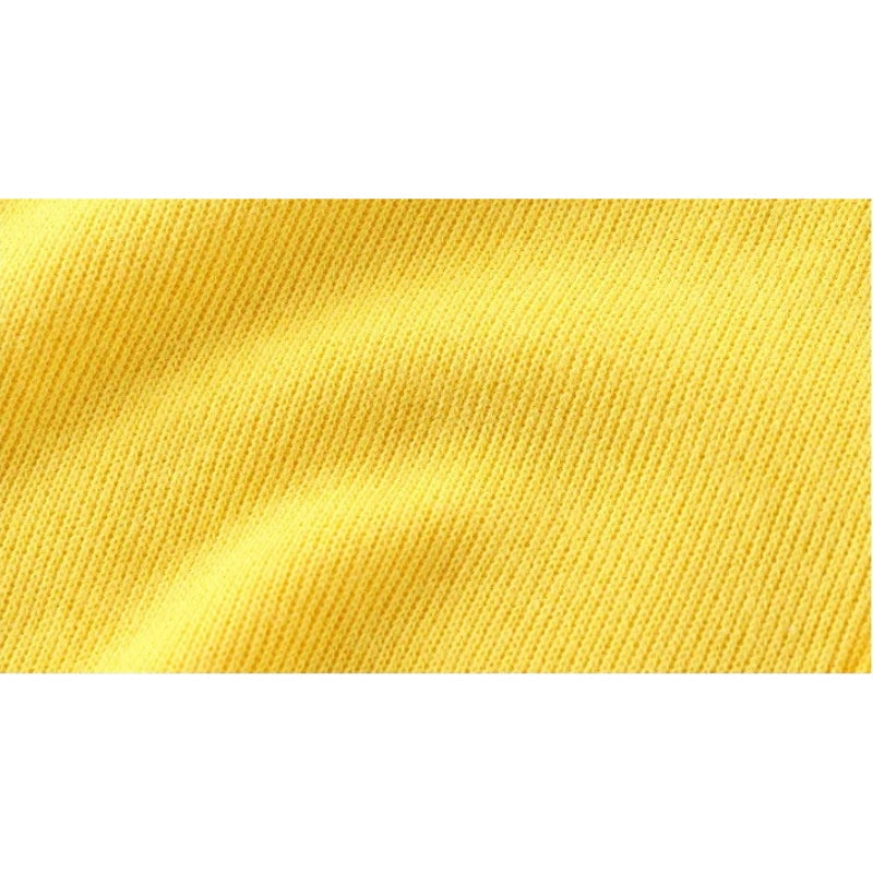 Yellow Rainbow Cotton Blend Warm Top – Cozy Winter Wear for Baby Boys & Girls