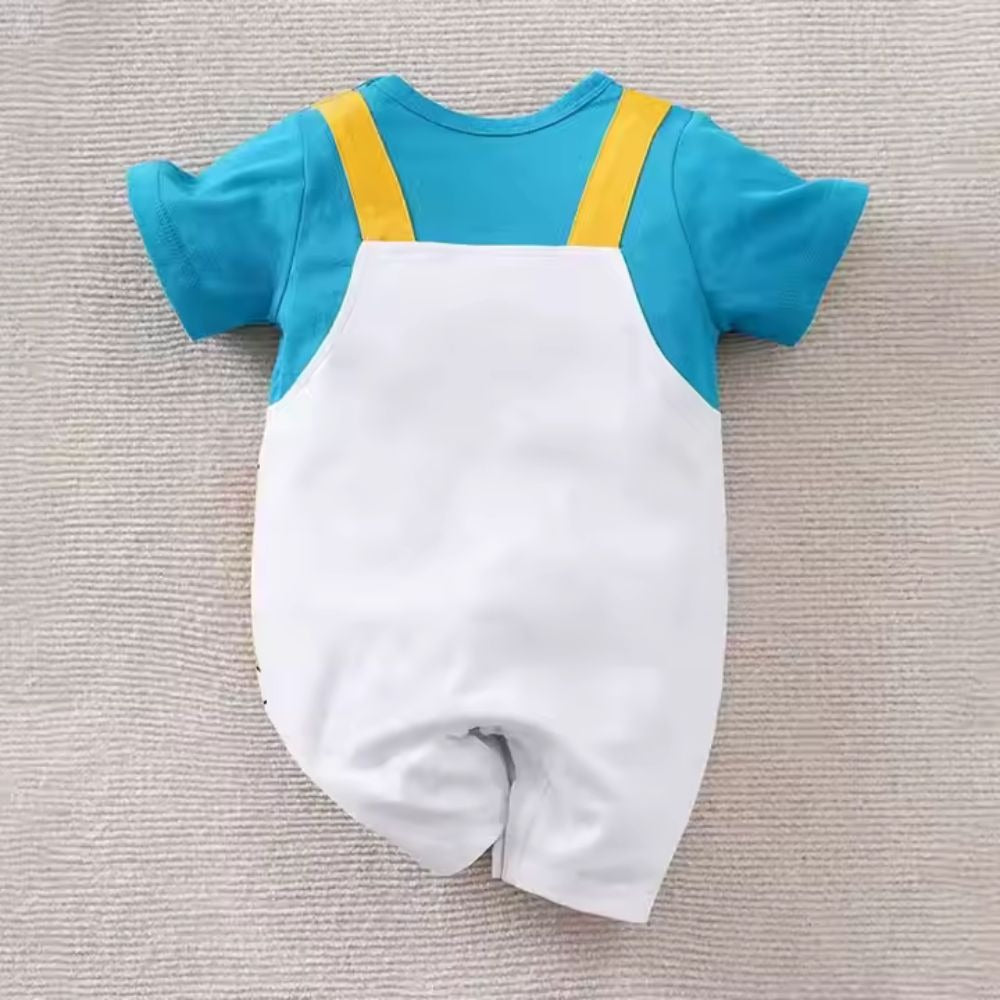 Little Ocean Whale Baby Boys and Girls Cotton Romper – Soft Unisex Infant Jumpsuit