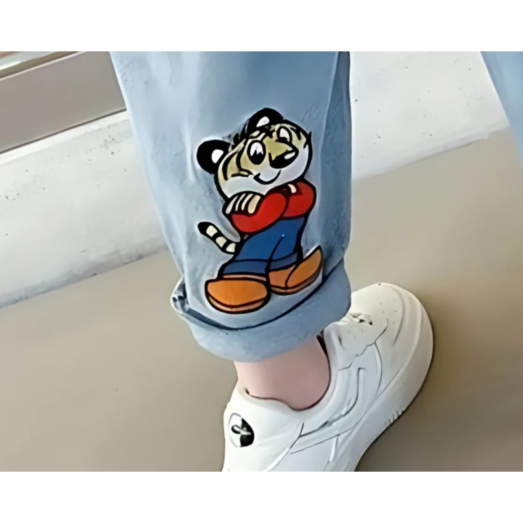 Tiger Swag Boys Denim Jeans – Cotton Blend Kids’ Pants, Durable & Stylish Everyday Wear