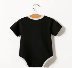 Gentleman Tux Baby Boys Romper – Soft Cotton Formal Outfit for Special Occasions