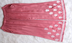 Amaira Rose Brown Rayon Kurta Pant set