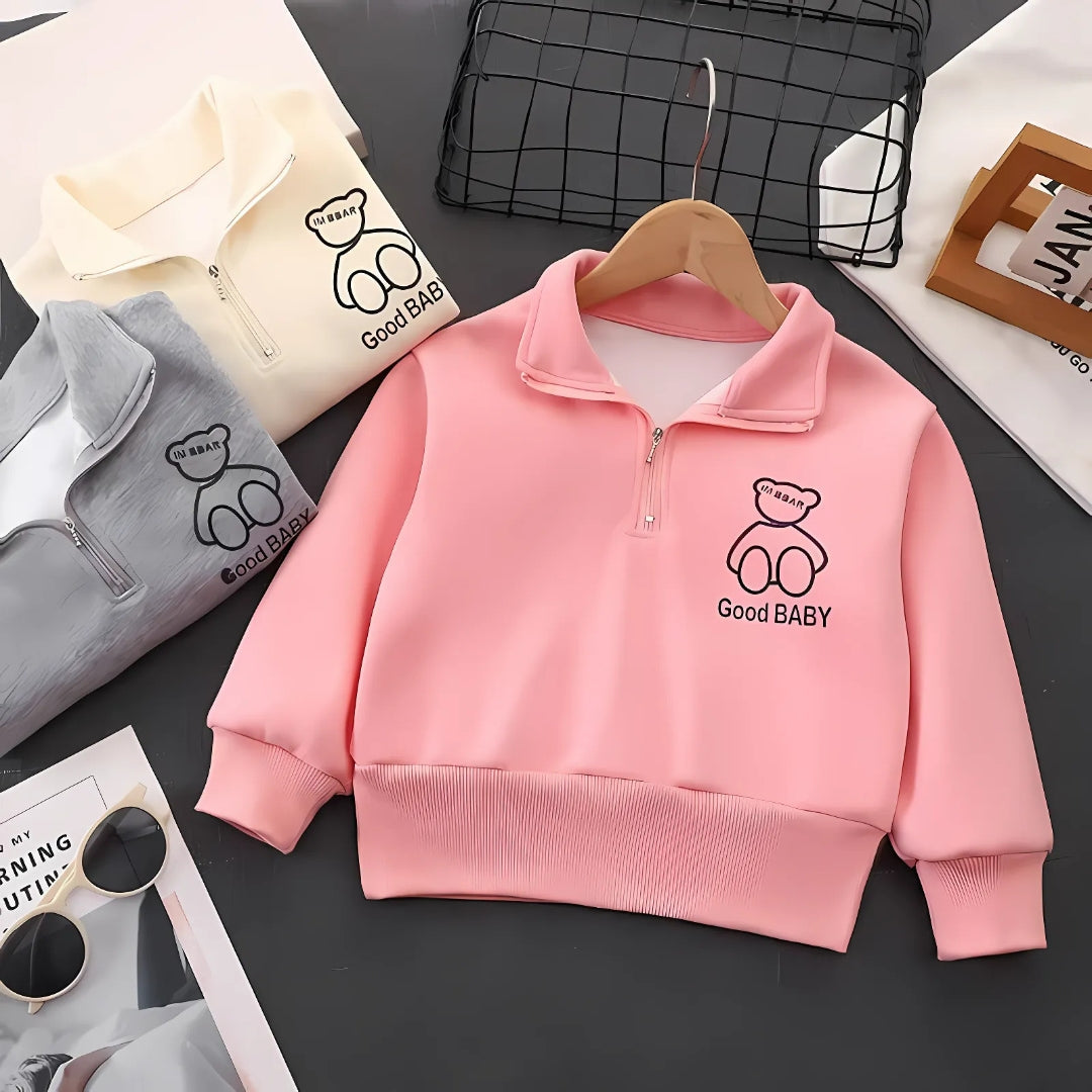 Blush Baby Girls Collared Cotton Blend Top