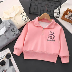 Blush Baby Girls Collared Cotton Blend Top