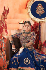 Navratri Special Bandhani Print Kodi Work Chaniya Choli