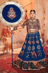 Navratri Special Bandhani Print Kodi Work Chaniya Choli