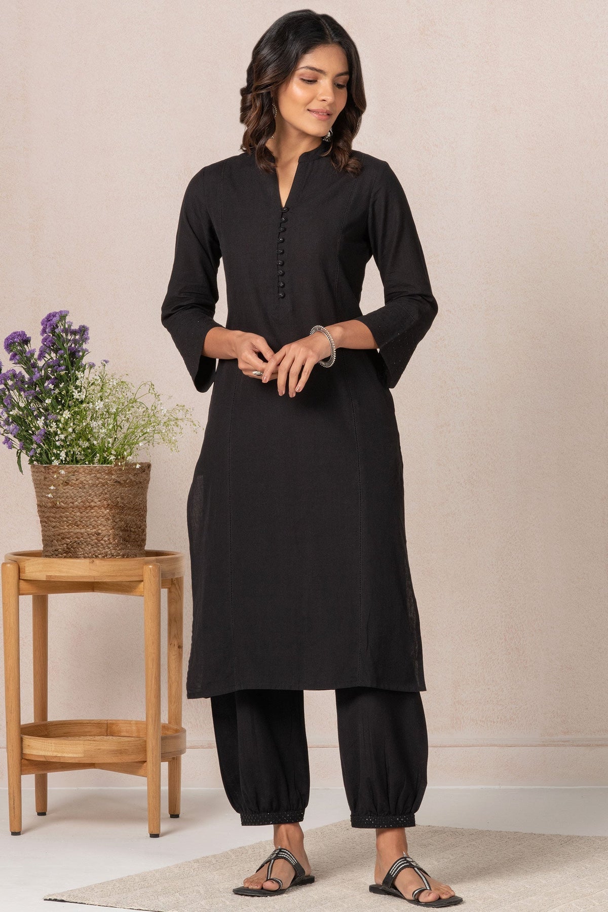 Nasrine Mehnaz Handloom Kurta