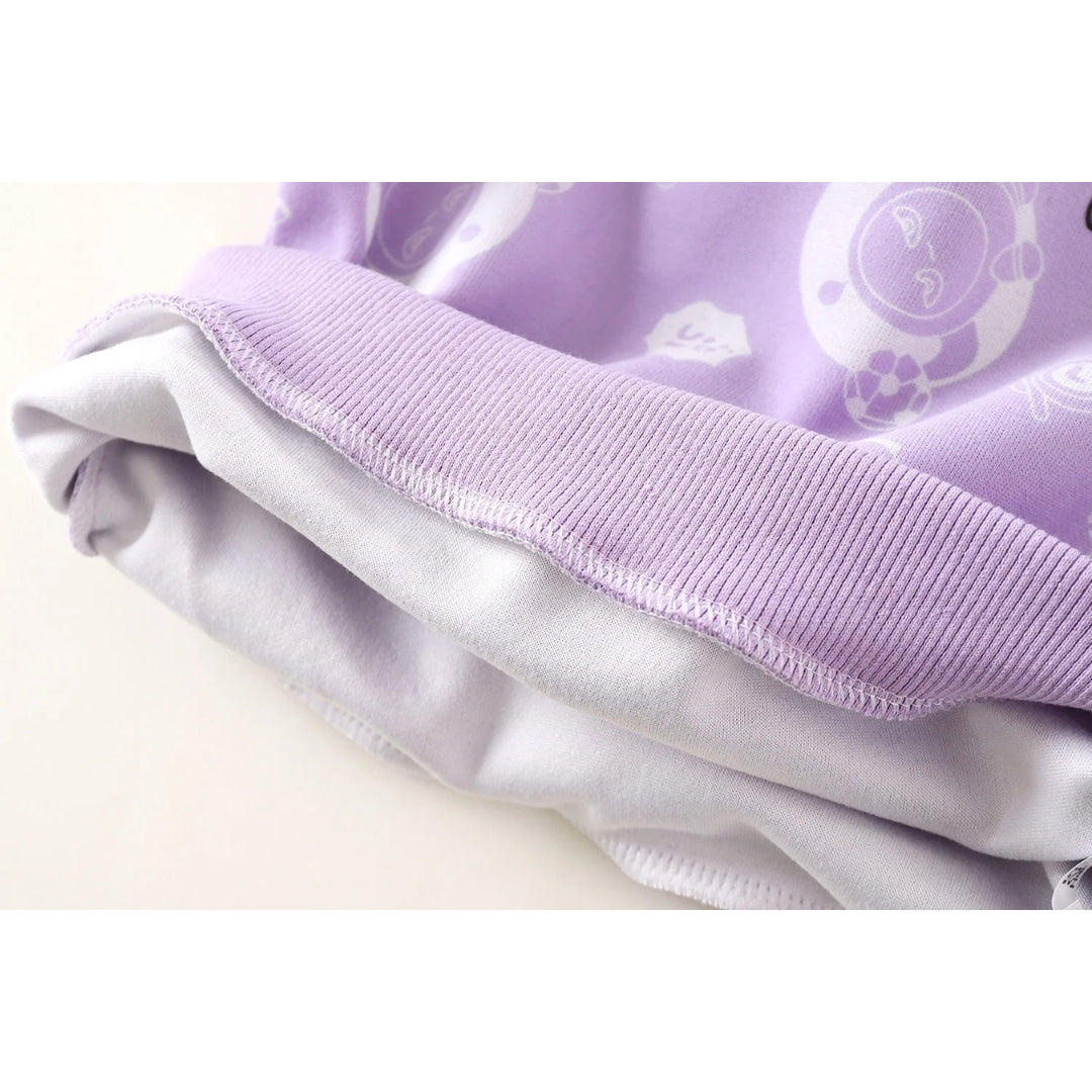 Little Duckling Unisex Lavender T-Shirt for Kids – Soft Cotton Blend Casual Top