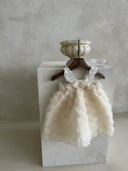 Rosy Bloom Girls Princess Dress – Elegant Party & Birthday Outfit