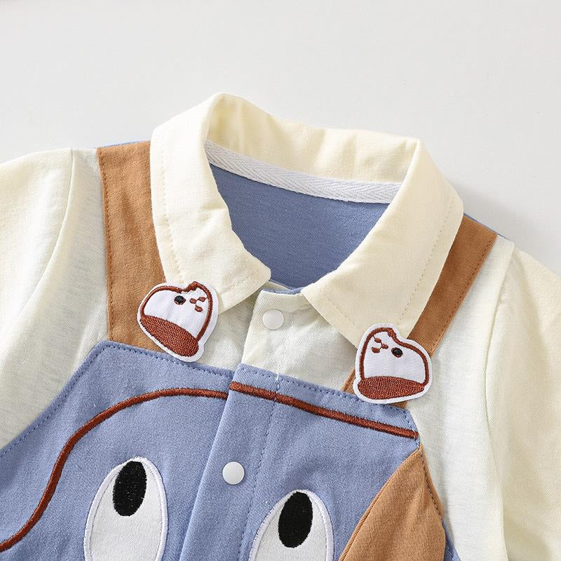 Vibrant Funky Baby Boys Jumpsuit – Soft Cotton, Trendy & Comfortable
