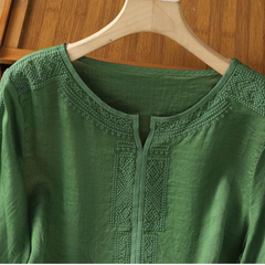 Pure Cotton Embroidered Comfortable Top