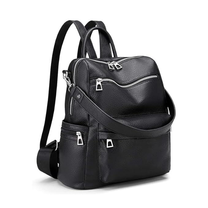 Women’s Anti-Theft Oxford Backpack – Small-Capacity Minimalist Daypack with Multi-Compartment Design