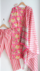 Pink Rose Radiance Ensemble Suit Set - EOFY SALE