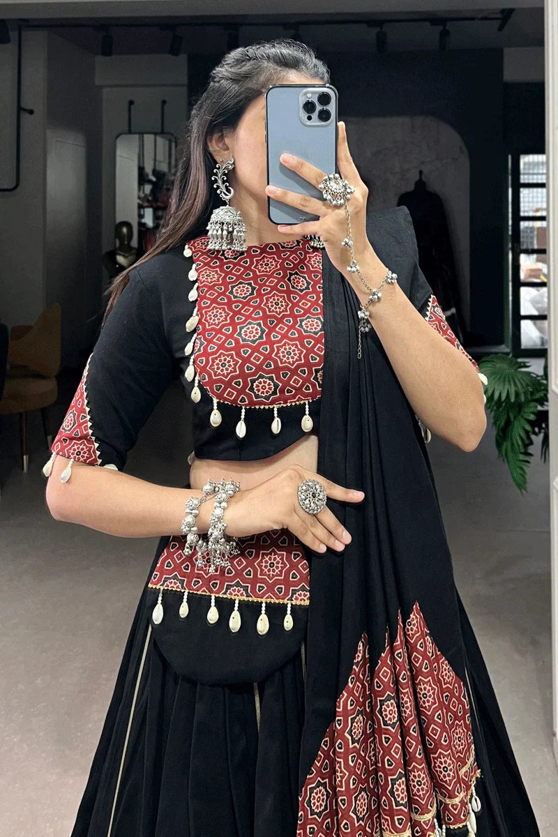 Fully Stitched Cotton Chaniya Choli For Navratri