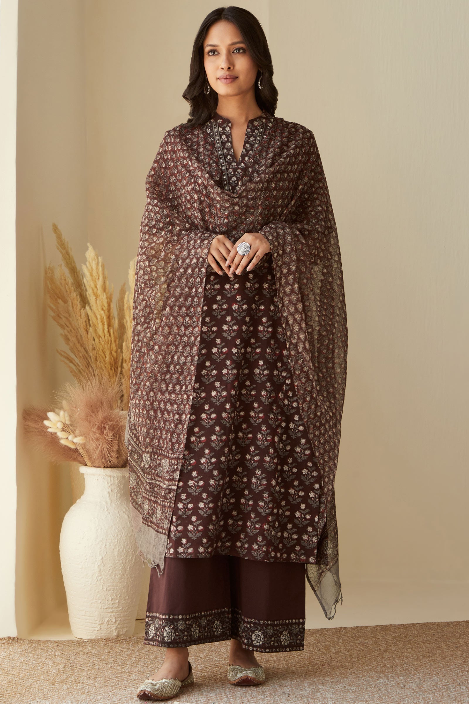 Sehra Maira Bagru Kurta