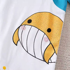 Little Ocean Whale Baby Boys and Girls Cotton Romper – Soft Unisex Infant Jumpsuit