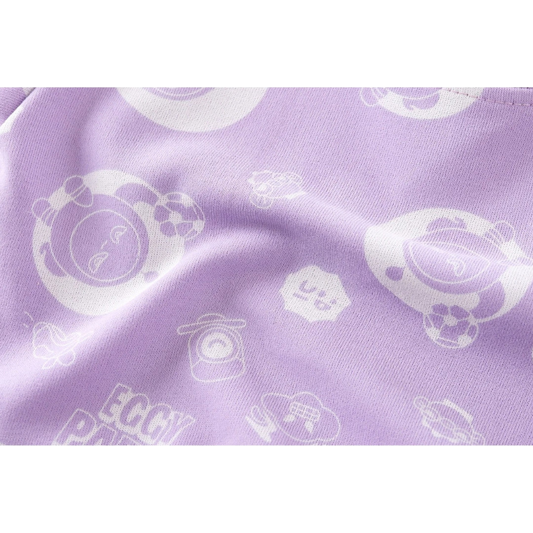 Little Duckling Unisex Lavender T-Shirt for Kids – Soft Cotton Blend Casual Top