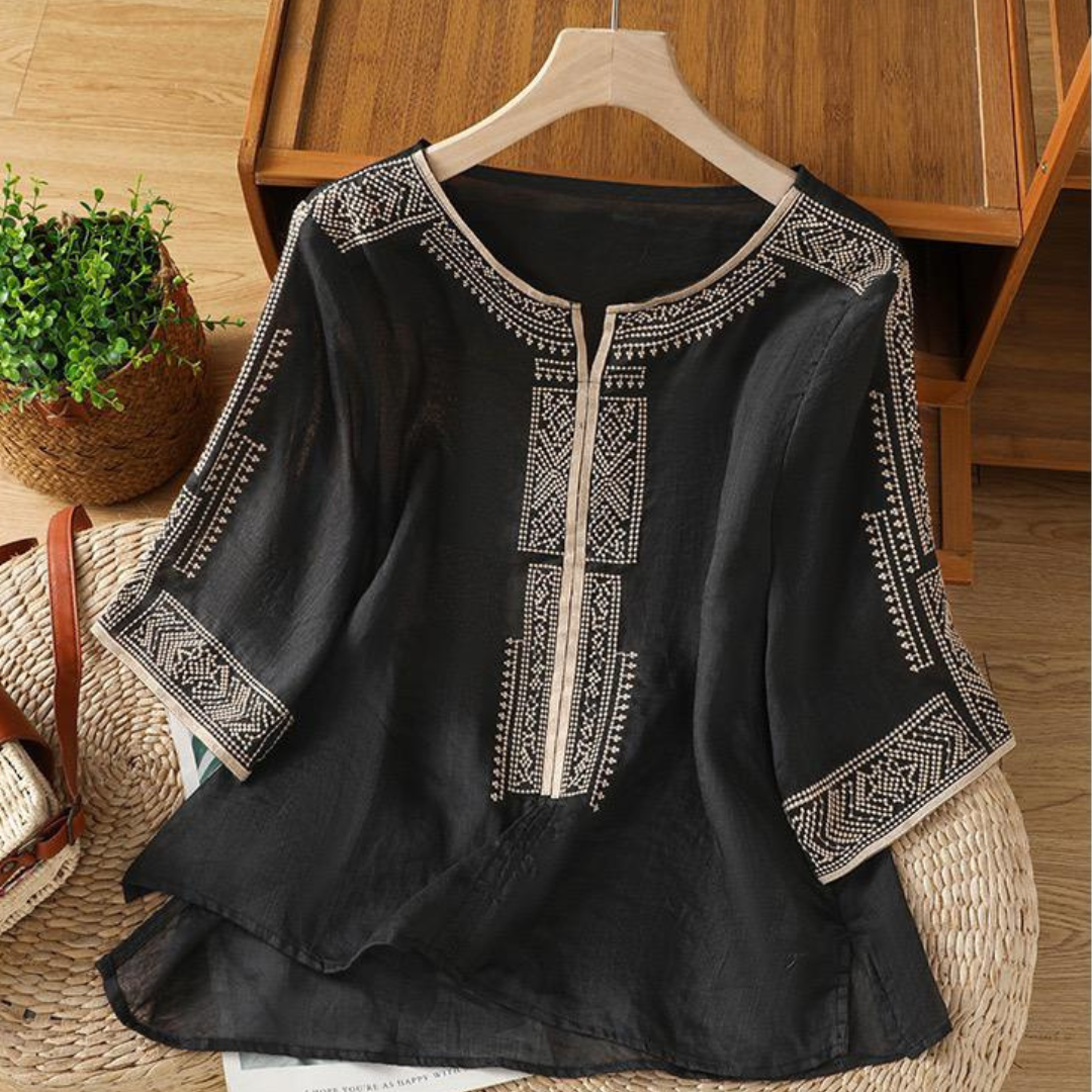 Pure Cotton Embroidered Comfortable Top