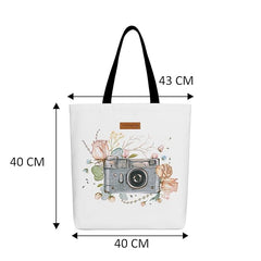 Tree Eco-Friendly Canvas Tote Bag | Sustainable rPET Reusable Shopping, Beach & Travel Tote | Wide, Durable Everyday Carry Bag