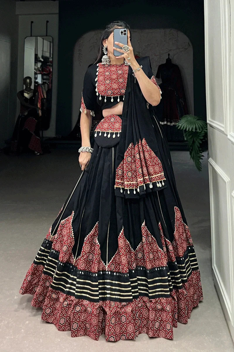 Fully Stitched Cotton Chaniya Choli For Navratri
