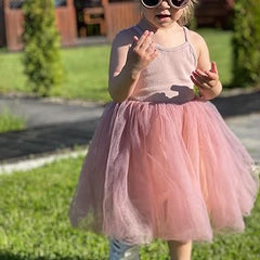 One Piece Flare Dress for Girls – Comfortable Cotton Blend Outfit