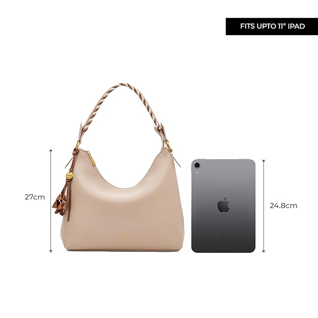 Women’s Hobo Handbag with Top Handle & Adjustable Detachable Strap – Stylish Daily Use Shoulder Bag