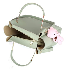 Women’s PU Leather Handbag Combo of 4 – Stylish Tote, Shoulder & Sling Bags