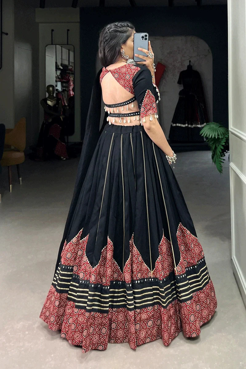 Fully Stitched Cotton Chaniya Choli For Navratri