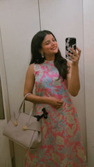 Cotton Halter-Neck Kurta Pant Co-ord Set