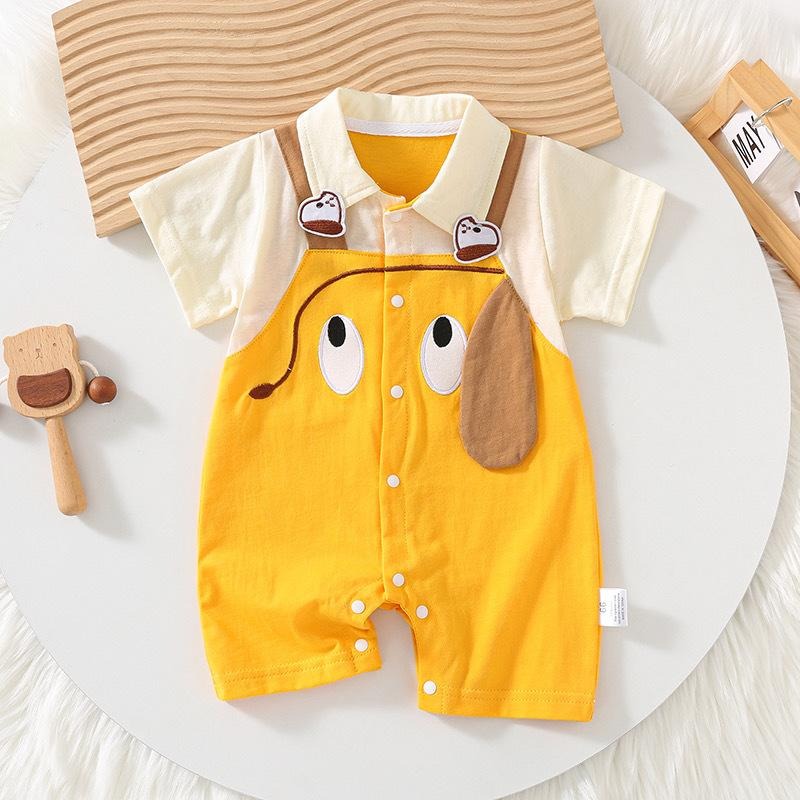 Vibrant Funky Baby Boys Jumpsuit – Soft Cotton, Trendy & Comfortable