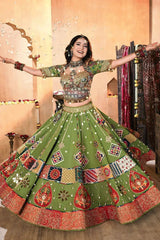 Real Mirror Work With Kodi Work Chaniya Choli For Garba Night