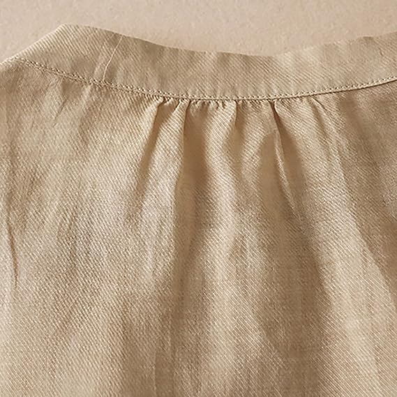 Classic Pure Cotton 3/4 Sleeve Shirt – Everyday Comfort