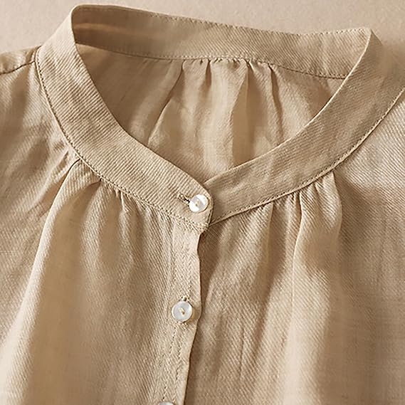 Classic Pure Cotton 3/4 Sleeve Shirt – Everyday Comfort